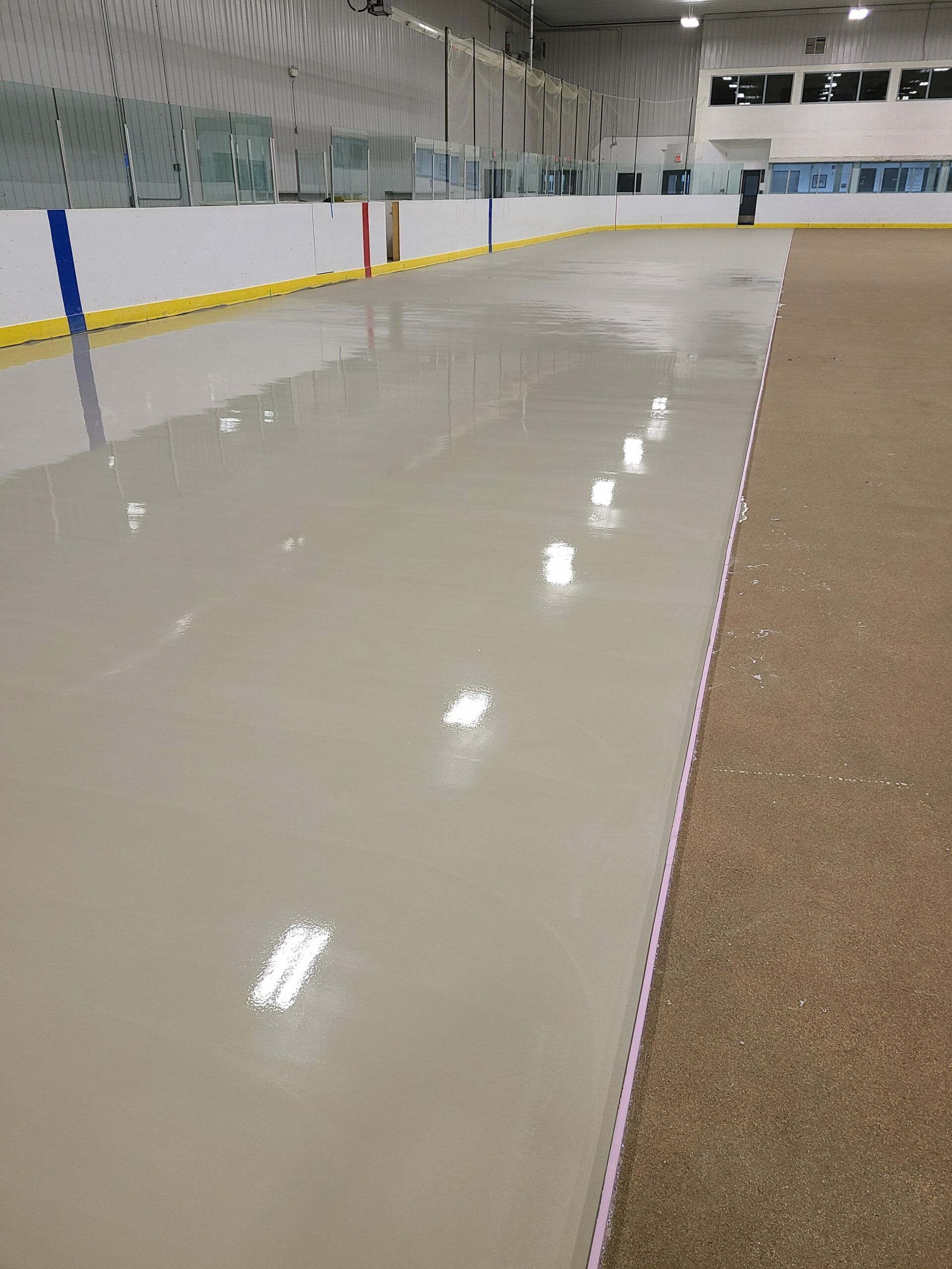 New Self Level Surface in Grovedale Arena